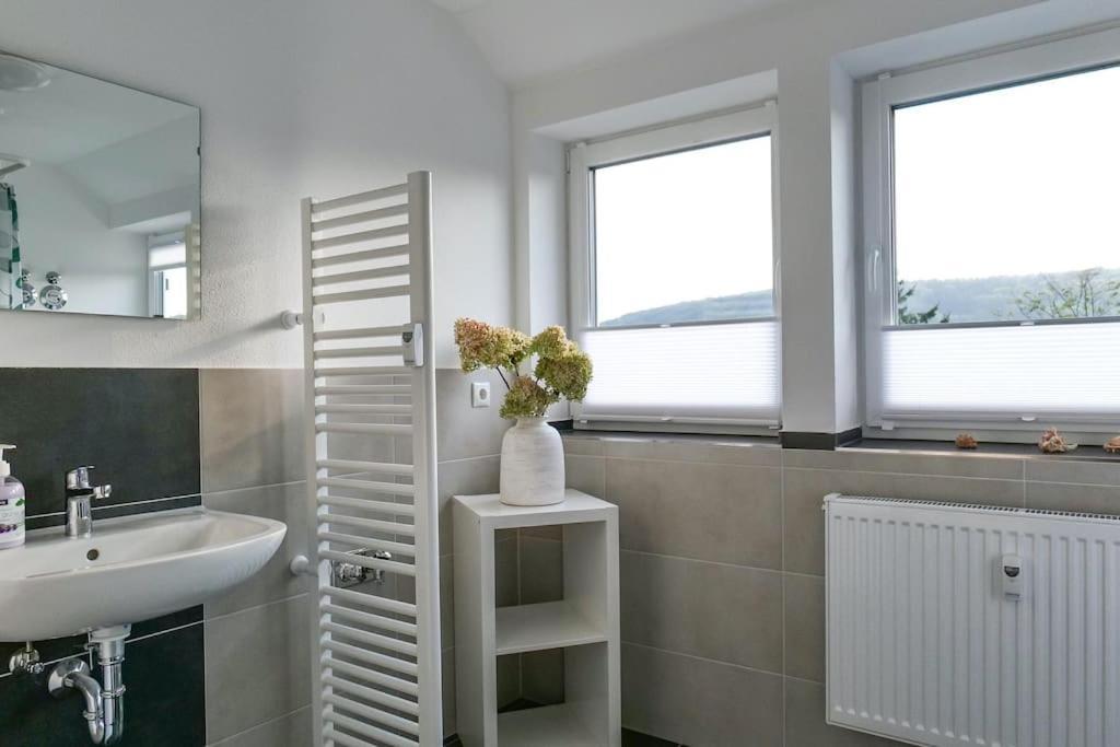 Wunderschoene Ferienwohnung Mit Balkon In Aue Aue  Dış mekan fotoğraf