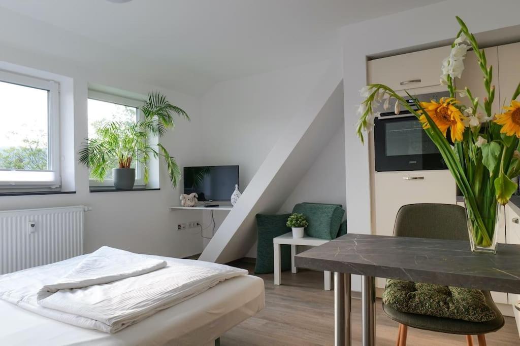 Wunderschoene Ferienwohnung Mit Balkon In Aue Aue  Dış mekan fotoğraf