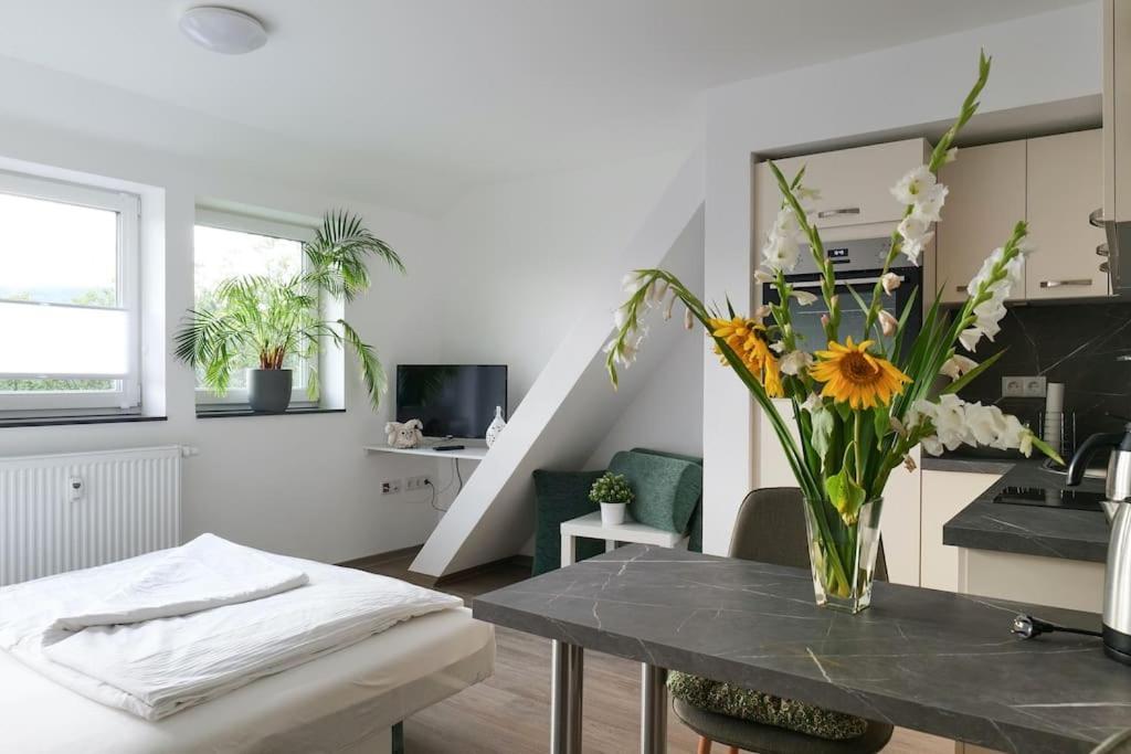 Wunderschoene Ferienwohnung Mit Balkon In Aue Aue  Dış mekan fotoğraf